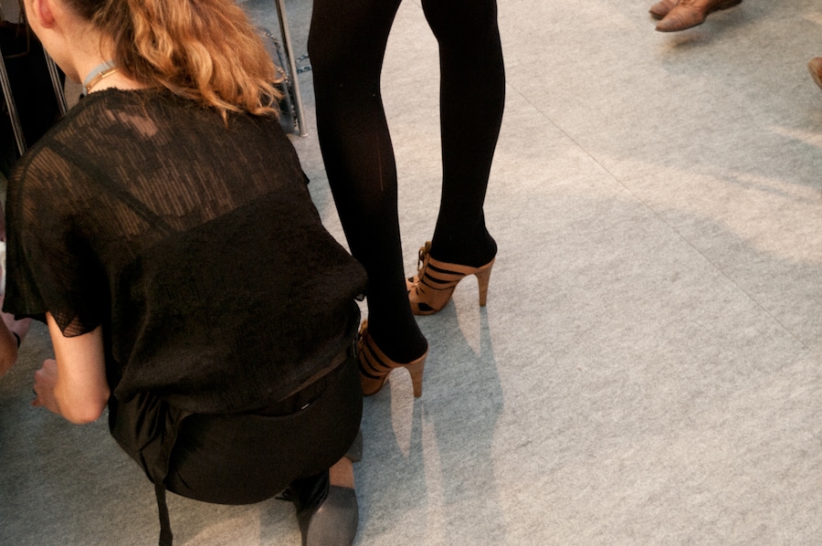 In Vanessa Bruno shoes, ready for rehearsal 11