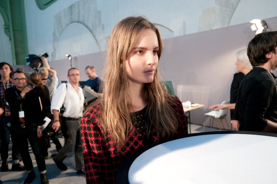 Getting shot by photographer, Vanessa Bruno backst 4