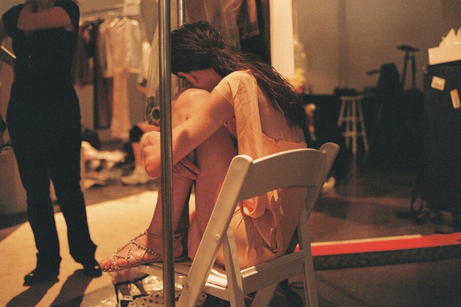 Marine backstage at Reed Krakoff 8