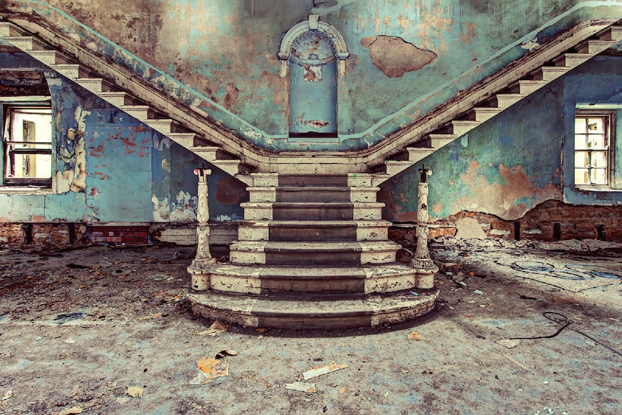 Asylum staircase – Gina Soden 17