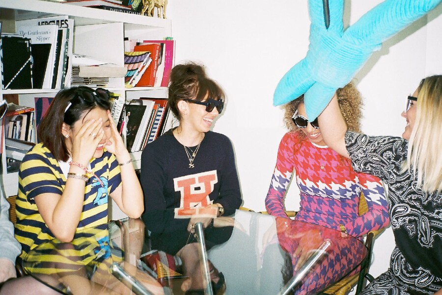 Danielle wears On the Wire, Emily wears Raise the 2