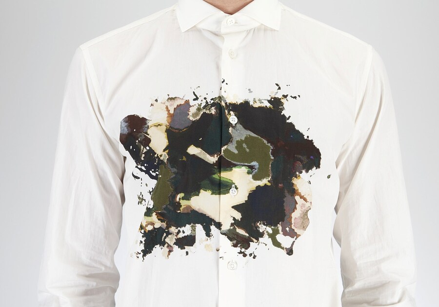 Bottega Veneta White printed shirt 8
