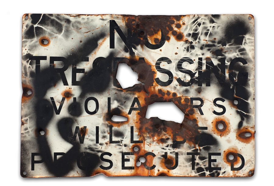 William S. Burroughs, Untitled, ca.1988. Spray pai 8