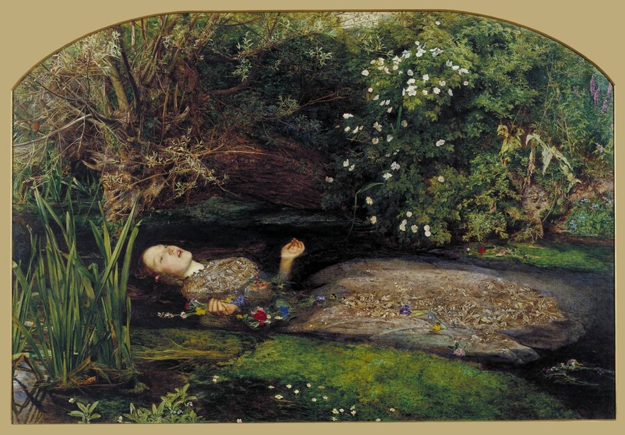 Sir John Everett Millais, Bt, Ophelia 1851-2 0