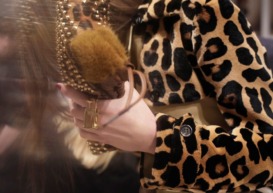 backstage at the burberry prosum womenswear autumn 2