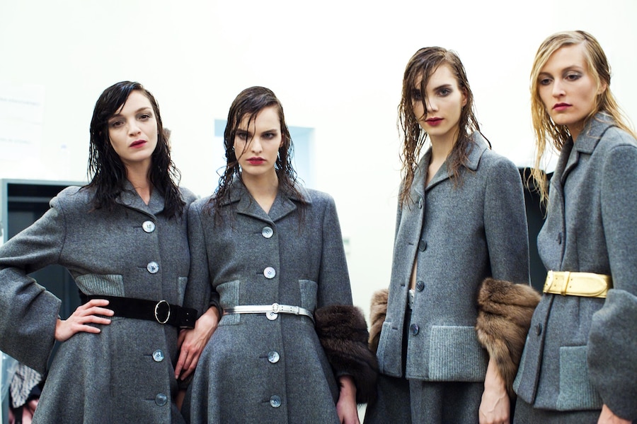 Prada AW13 Dazed backstage 17