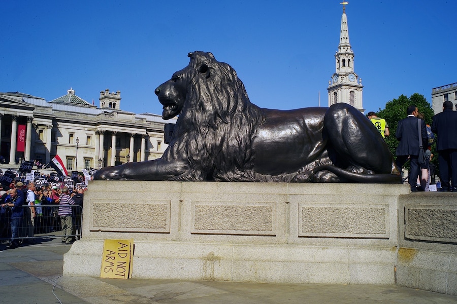 Syrian anti-war march 17