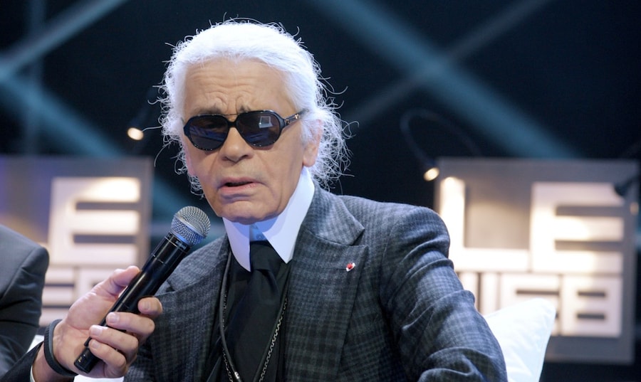 Karl Lagerfeld microphone 2
