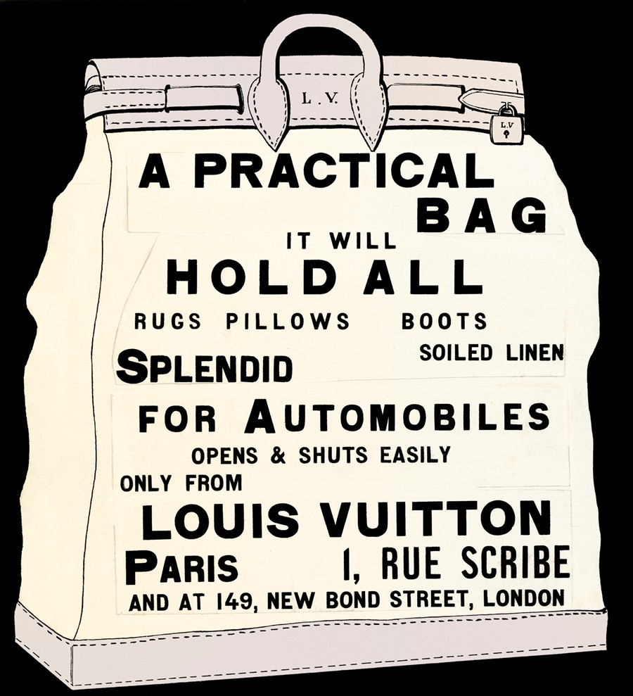 Louis Vuitton product catalogue cover. London 1892. Would love this framed!