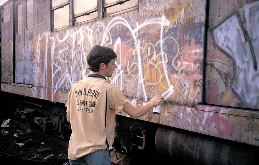 Zephyr Hitting Heroin Train 1981 Charlie Ahearn 3