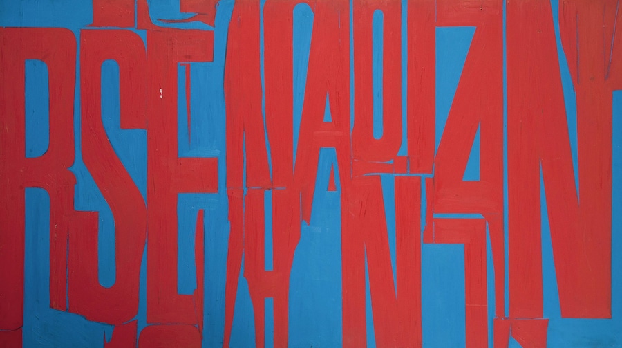 Lettrist Painting for Murals, 1963-64 6