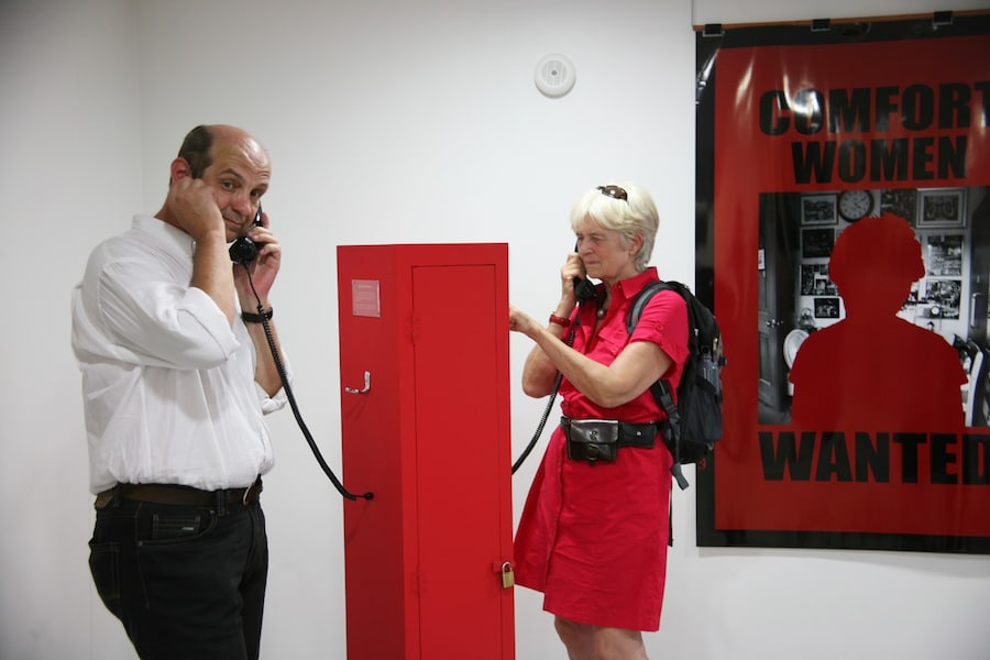 Audio installation of “comfort women” &amp; Japanese soldier 0