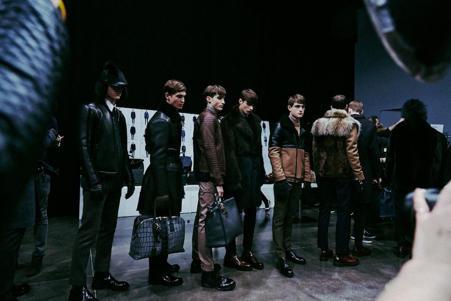 Backstage at Fendi AW14 6