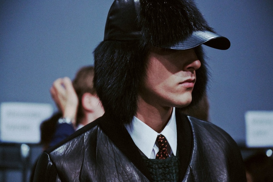 Backstage at Fendi AW14 5