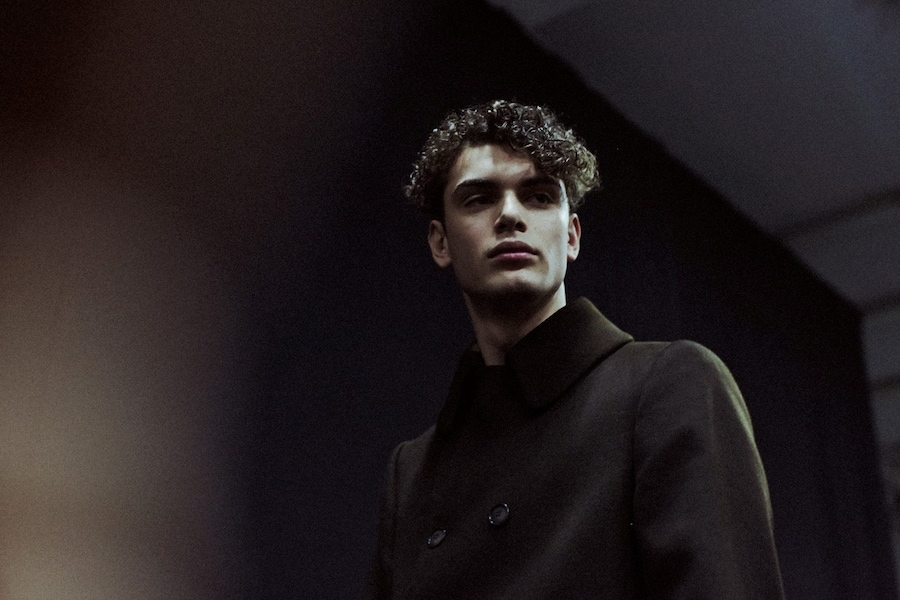 Backstage at Giorgio Armani AW14 11