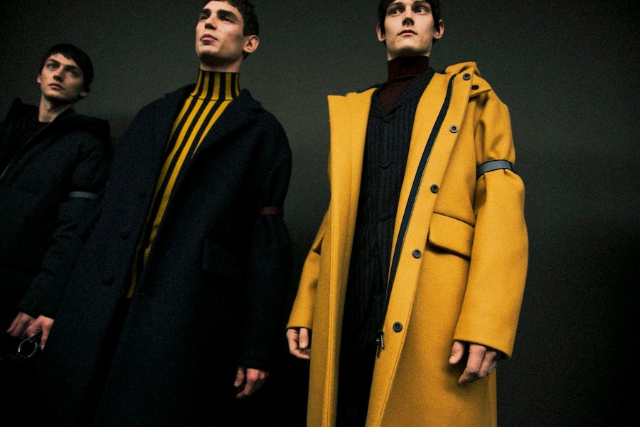 Backstage at ZZegna AW14 2