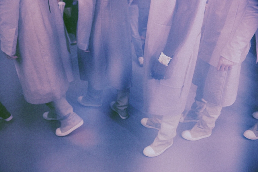 Backstage at Rick Owens AW14 8