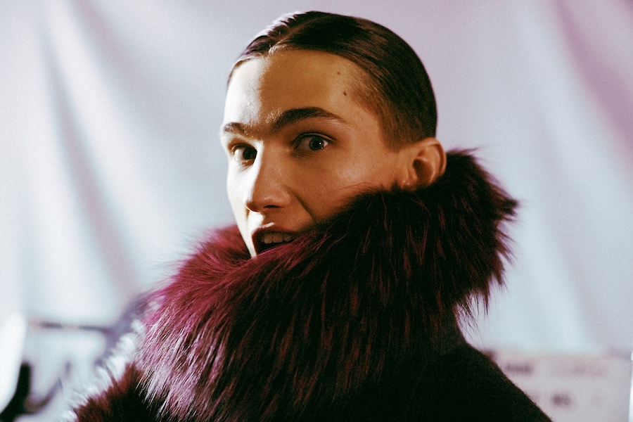 Backstage at Dries Van Noten AW14 3