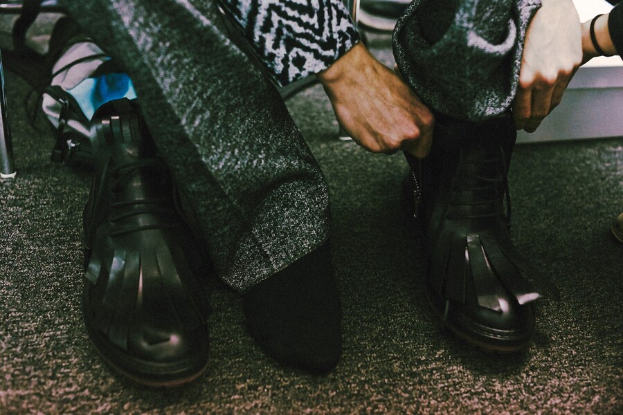 Backstage at Krisvanassche AW14 8