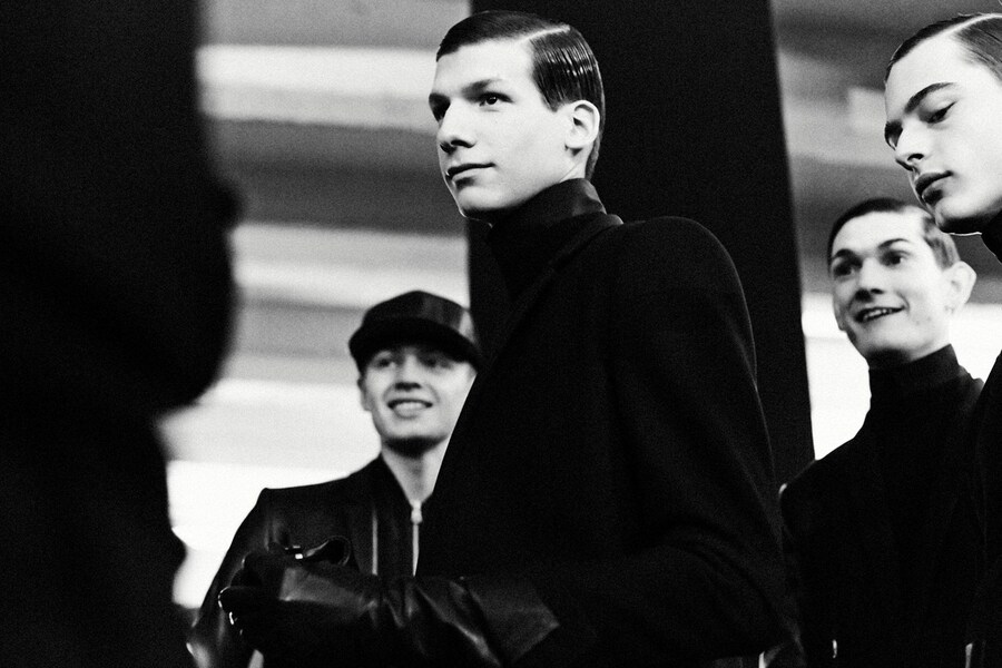 Backstage at Juun J. AW14 8