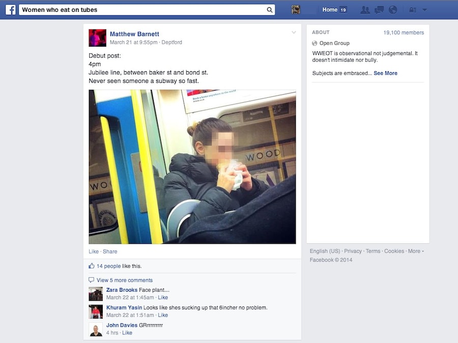 Women Eating on Tubes