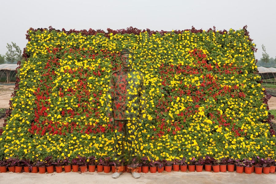Liu Bolin - Hiding in the City No.90 - National Da 17