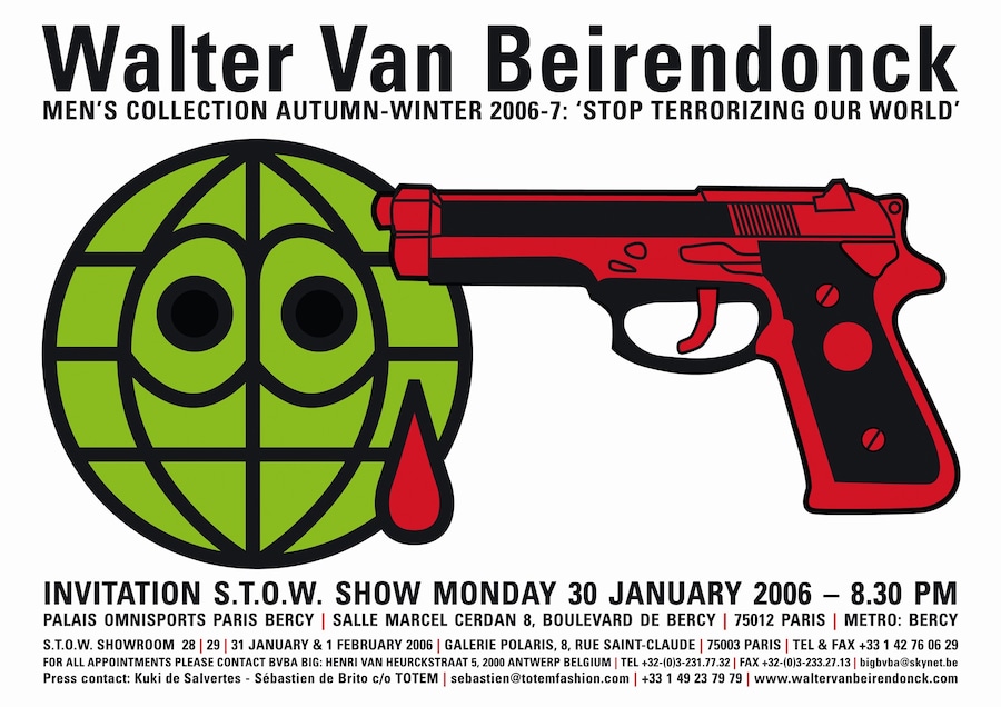 Walter Van Beirendonck STOW invitation AW06 3