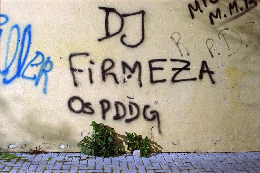 DJ tags on the social housing walls 12