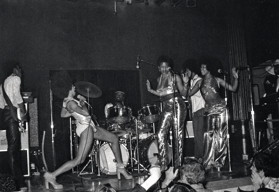 Betty onstage, 1974 2