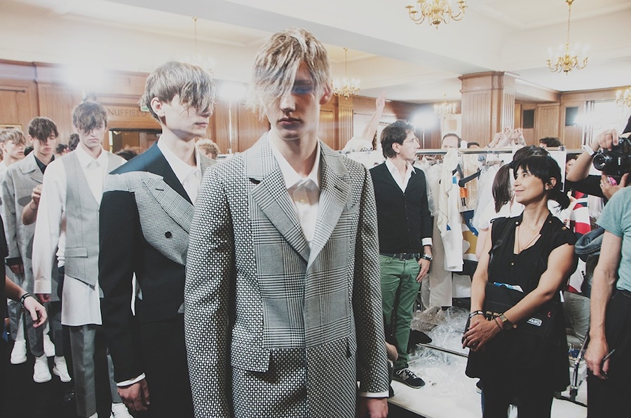 Alexander McQueen SS15 Mens collections, Dazed backstage 15