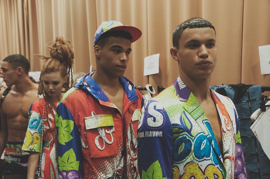 Moschino SS15 Mens collections, Dazed backstage 10