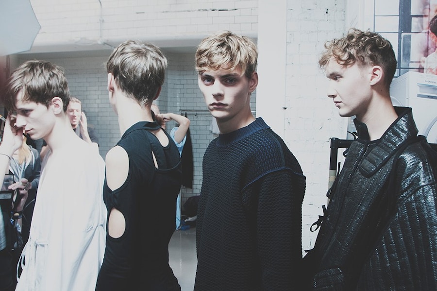 Craig Green SS15 Mens collections, Dazed backstage 19