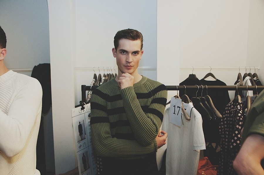 Joseph SS15 Mens collections, Dazed backstage 5