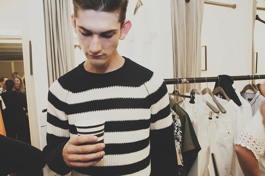 Joseph SS15 Mens collections, Dazed backstage 0