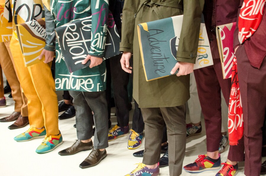 Burberry Prorsum SS15 Mens collections, Dazed backstage 18