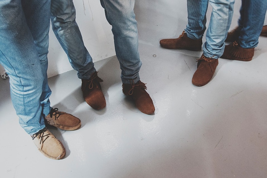 Katie Eary SS15 menswear backstage Dazed 18