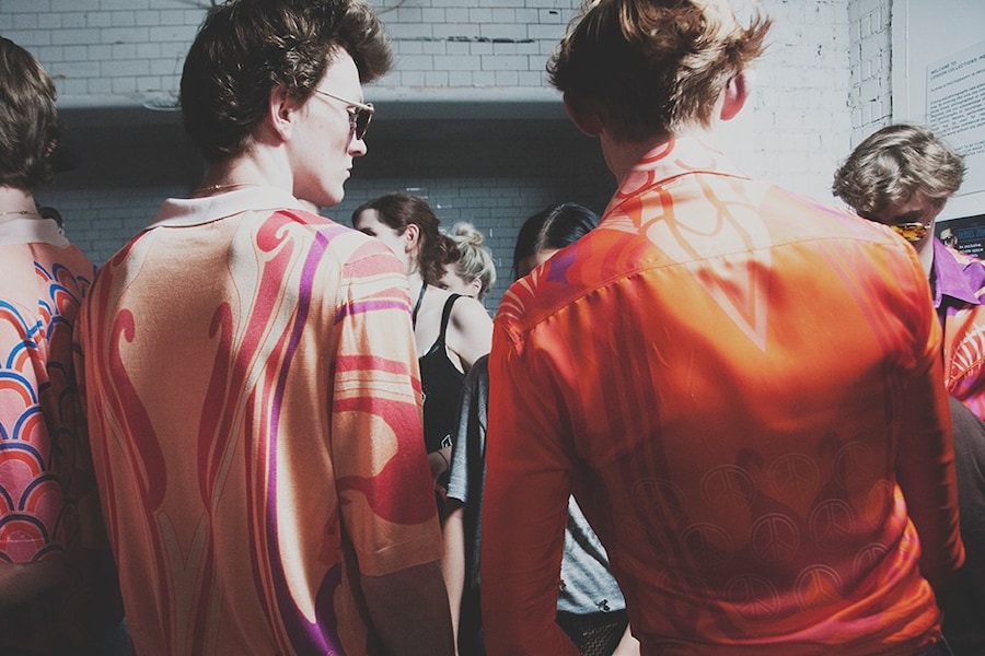 Katie Eary SS15 menswear backstage Dazed 19