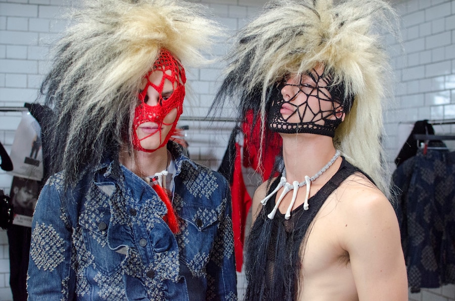 Sibling SS15 Mens collections, Dazed backstage 3