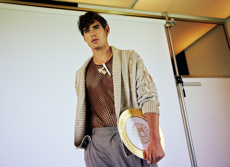 Versace SS15 Mens collections, Dazed backstage 14
