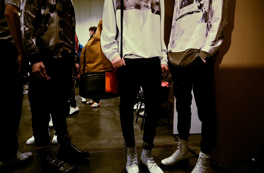 Iceberg SS15 Mens collections, Dazed backstage 18