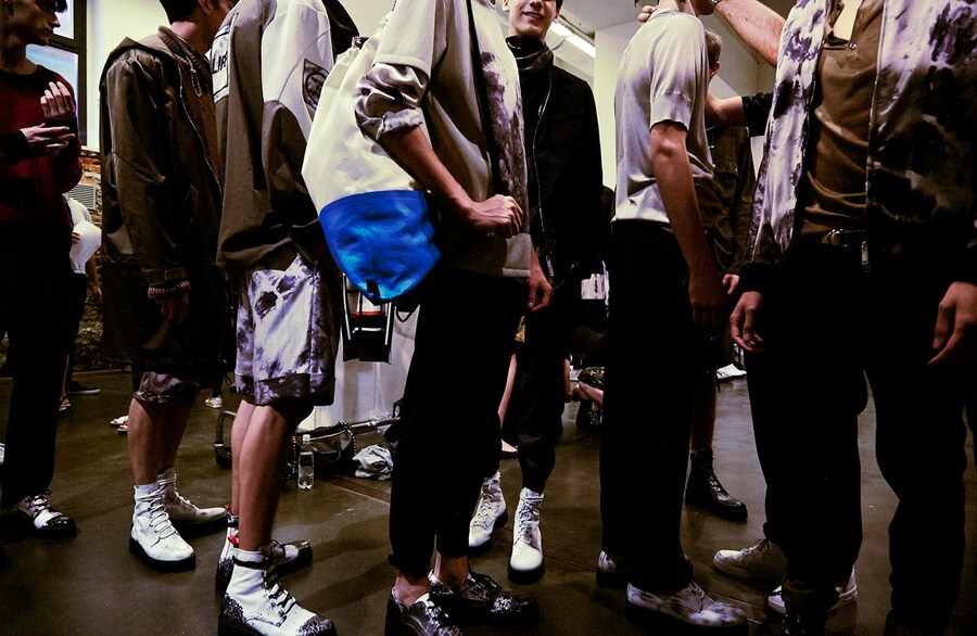 Iceberg SS15 Mens collections, Dazed backstage 20