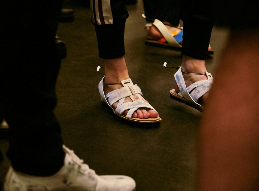 Iceberg SS15 Mens collections, Dazed backstage 21