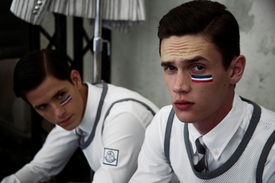 Moncler Gamme Bleu SS15 Mens collections, Dazed backstage 13