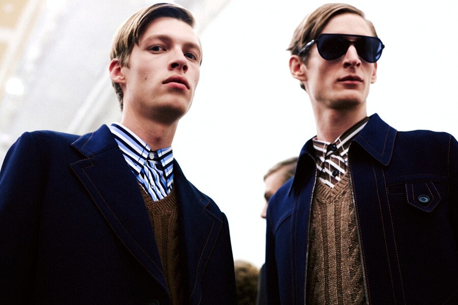 Prada SS15 Mens collections, Dazed backstage 6
