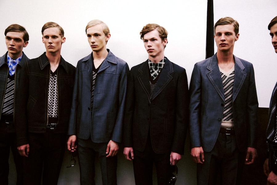 Prada SS15 Mens collections, Dazed backstage 17