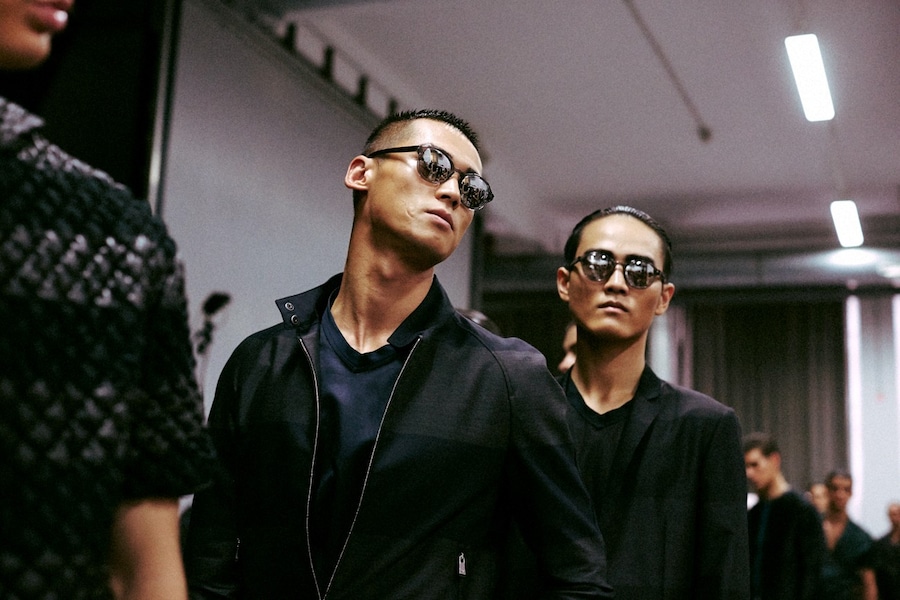 Emporio Armani SS15 Mens collections, Dazed backstage 14
