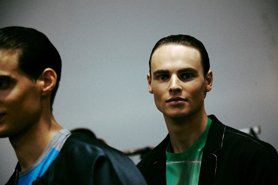 Emporio Armani SS15 Mens collections, Dazed backstage 16