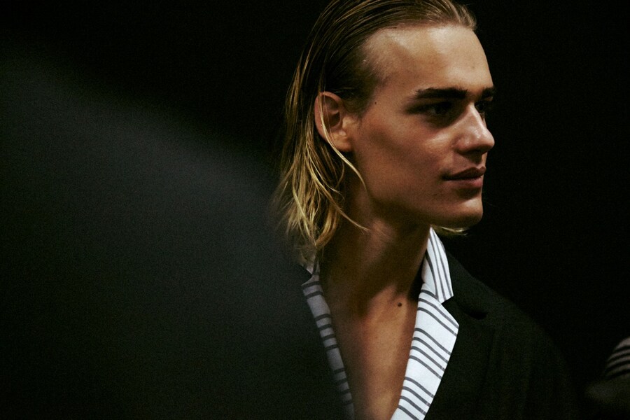 Emporio Armani SS15 Mens collections, Dazed backstage 12