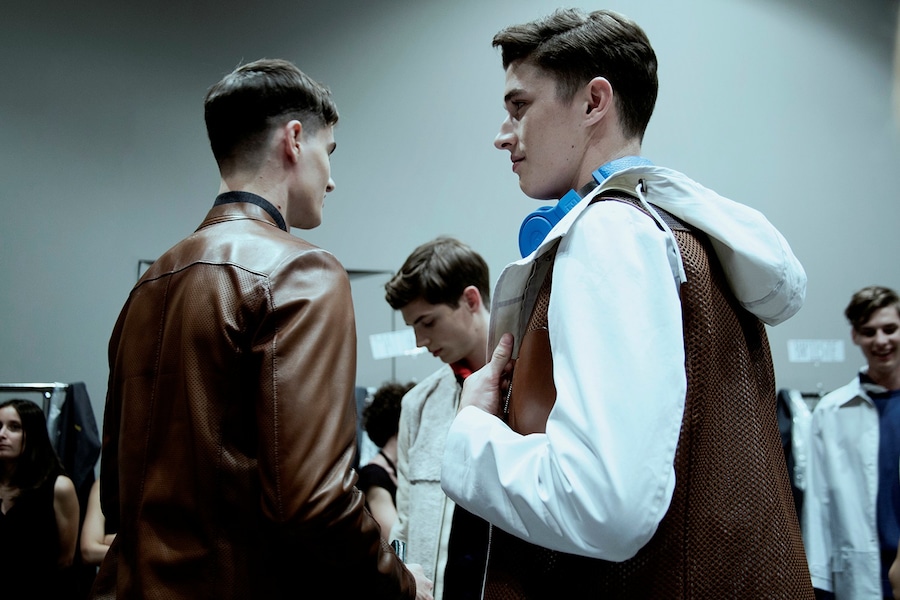 Fendi SS15 Mens collections, Dazed backstage 8