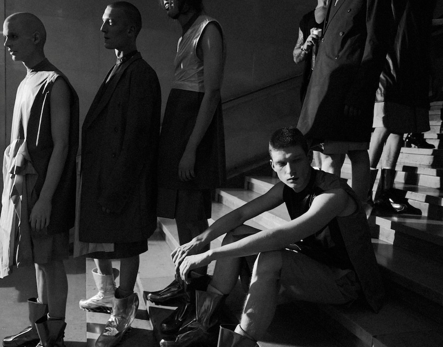 Rick Owens SS15 Mens collections, Dazed backstage 13